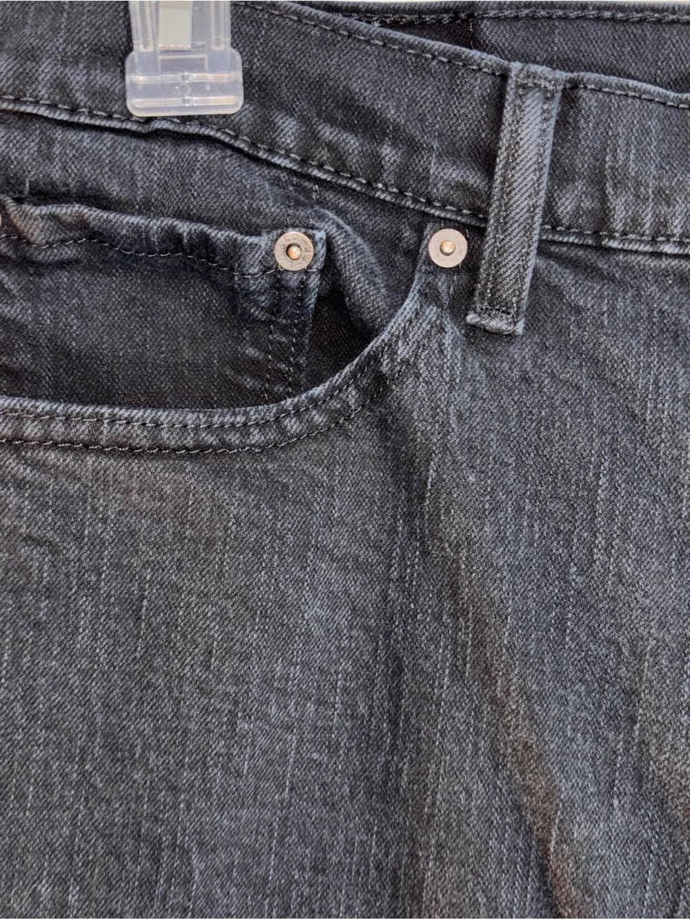 Levi's Black Denim Jeans with Leather Patch Mens. J-14